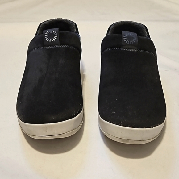 UGG Mens Hanz Blue Suede Slippers Size 10 - Picture 8 of 13